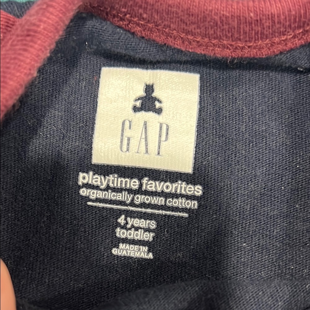 3 Gap Boys Long Sleeve t shirts Size 4T - Picture 7 of 7